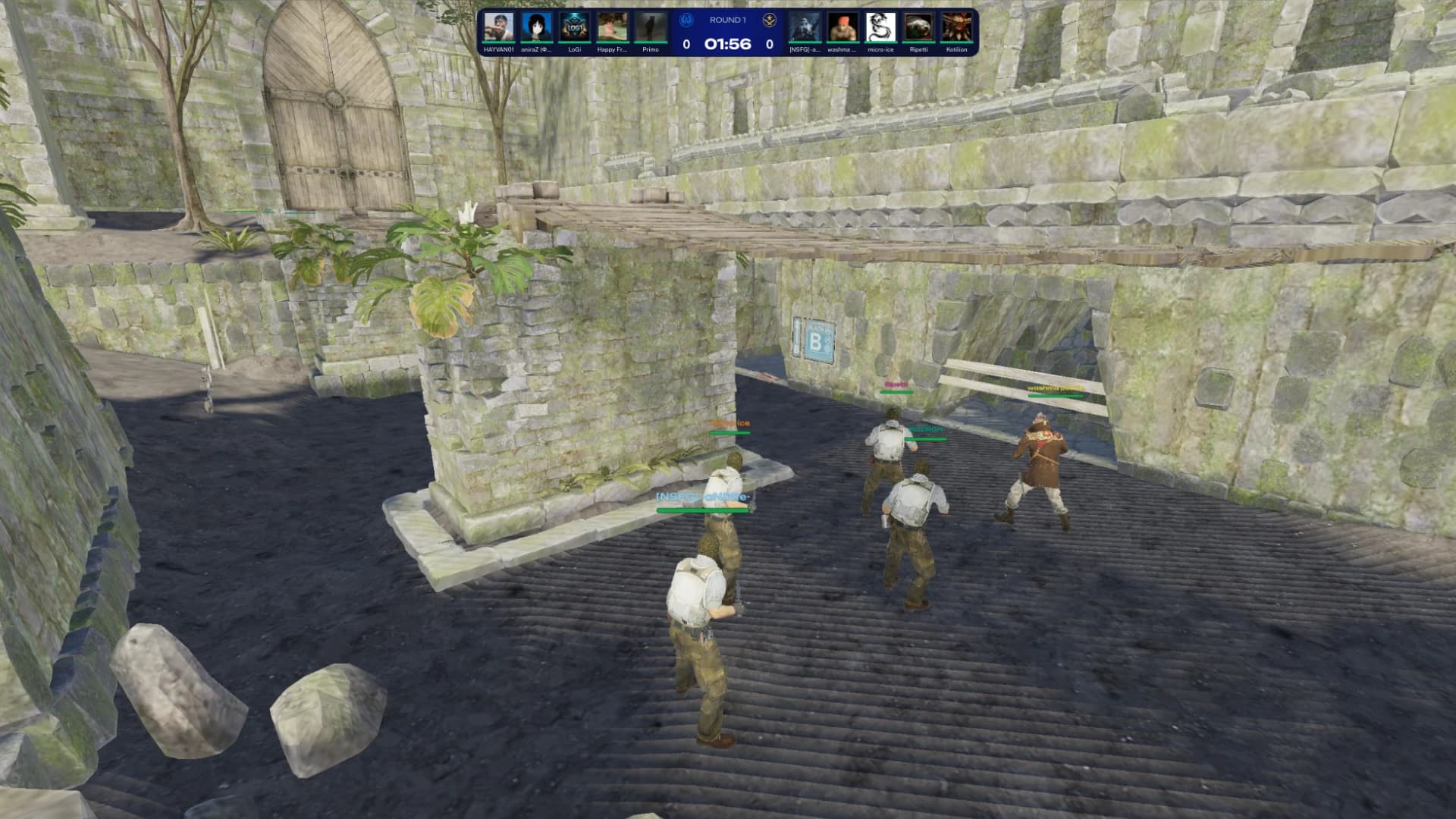 Rankacy.com 3D match replay showing player positions on a Counter-Strike 2 map